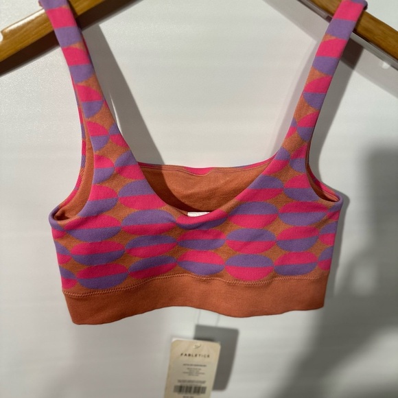 Fabletics Pink and Orange Intimates Bra with Supportive Design - Picture 2 of 4